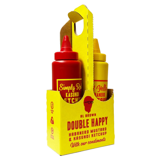 Al Brown 'Double Happy' Sauce Caddy  | Best Before Date: NOVEMBER 2024 - 50% OFF